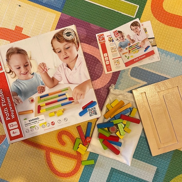 Hape Path Finder Wooden Logic Solving Toddler Puzzle, 32 pcs - Picture 1 of 5